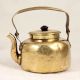 Brown Finish Used Kettle Made of Finest Brass for Decoration
