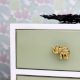 Handmade Modern Golden Brass Elephant Drawer Knob