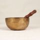 Bell Metal Om Singing Bowl with Wooden Mallet for Meditation
