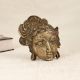 Handmade Vintage Brass Parvati Head Plate for Prayer Room