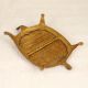 Turtle Shaped Brass Vegetable Grater for Home Decoration