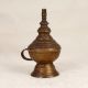 Handcrafted Brass Oil Lamp with Handle for Decoration
