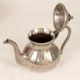 Used Handmade Brass Kettle with Nickel Plated for Decor