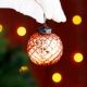 12 Pieces Modern Glass Christmas Hanging Ornaments For Tree Decoration 