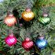 Spiral Glass Christmas Ornaments