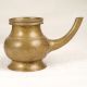 Brown Finish Handmade Holy Water Pot with Spout for Rituals