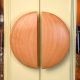 Wooden Natural Door Large Handles Pack of 1 Pair (6 Inches)