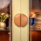 Wooden Natural Door Large Handles Pack of 1 Pair (6 Inches)