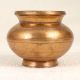 Elegant Brown Brass Holy Water Pot for Flower Decoration