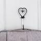 Iron Heart Decorative Wall Hook