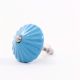Solid Turquoise Ceramic Cabinet Knob