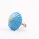 Solid Turquoise Ceramic Cabinet Knob