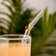 6 Pieces Reusable Glass Straws Eco-friendly Colorful Cute Bent Straws