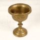 Vintage Finest Brass Holy Cup with Stand in Brown Finish