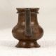 Handmade Brown Holy Water Pot with Spout Made of Brass