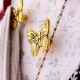 Modern Golden Butterfly Metal Wall Hooks-3 Pieces