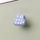 Grey White Dot Cloud Ceramic Cabinet Knob