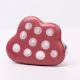 Pink White Dot Cloud Ceramic Cabinet Knob