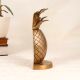 Small Vintage Brass Half Pineapple for Home Decoration