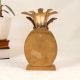 Small Vintage Brass Half Pineapple for Home Decoration
