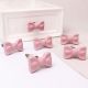 Pink Ceramic Bow Cabinet Knob