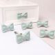 Light Green Ceramic Bow Cabinet Knob