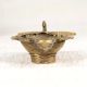 Small Vintage Brass Oil Lamp from Odisha for Decoration