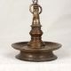 Hanging Brass Oil Lamp with Chain for Prayer Room