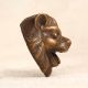 Vintage Finish Brass Lion Head Statue for Paper Weight