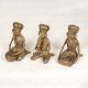Handmade Finest Brass Musicians Statue for Decoration in Set of 3