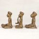 Handmade Finest Brass Musicians Statue for Decoration in Set of 3