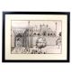 Vintage Paper Sketch of British Soldiers at Red Fort for Hanging