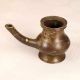 Handmade Traditional Brass Holy Water Pot with Spout for Prayer Room