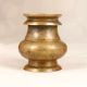 Sturdy Handmade Brass Holy Water Pot for Flower Decoration
