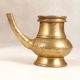 South Indian Handmade Brass Water Pot with Spout for Temple