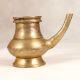 South Indian Handmade Brass Water Pot with Spout for Temple