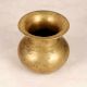 Traditional South Indian Brass Water Pot for Auspicious Occasions