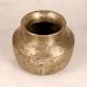 Vintage Finish Handmade Brass Holy Water Pot for Rituals