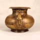 Vintage Finish Brass Holy Water Pot with Spout for Rituals
