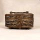 Handcrafted Vintage Brass Jewelry Box in Jali Work for Decoration