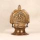 Beautiful Indian Finest Brass Gaja Laxmi Oil Lamp for Prayer Room