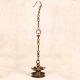 Handcrafted Indian Brass Hanging Oil Lamp for Temple
