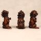 Handmade Chinese Metal Lion Statue for Decor in Set of 3