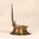 Vintage Finish Handmade Gajalaxmi Oil Lamp Made of Brass