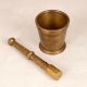 Indian Finest Brass Used Pestle and Mortar for Vintage Collection