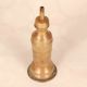 Traditional Gujarati Brass Oil Lamp in Vintage Brown Finish