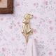 Brass Polish Dog Tail Wall Hook