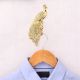 Brass Golden Peacock design Wall Hook for Hanging Clothes