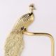 Handmade Brass Peacock Design Toilet Paper Holder for Bathroom