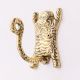 Brass Golden Tiger design Wall Hook for Hanging Clothes